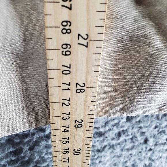 Laura Scott Jacket Women 18W Tan Classic Linen Blend Single-Breasted Blazer - Picture 4 of 8